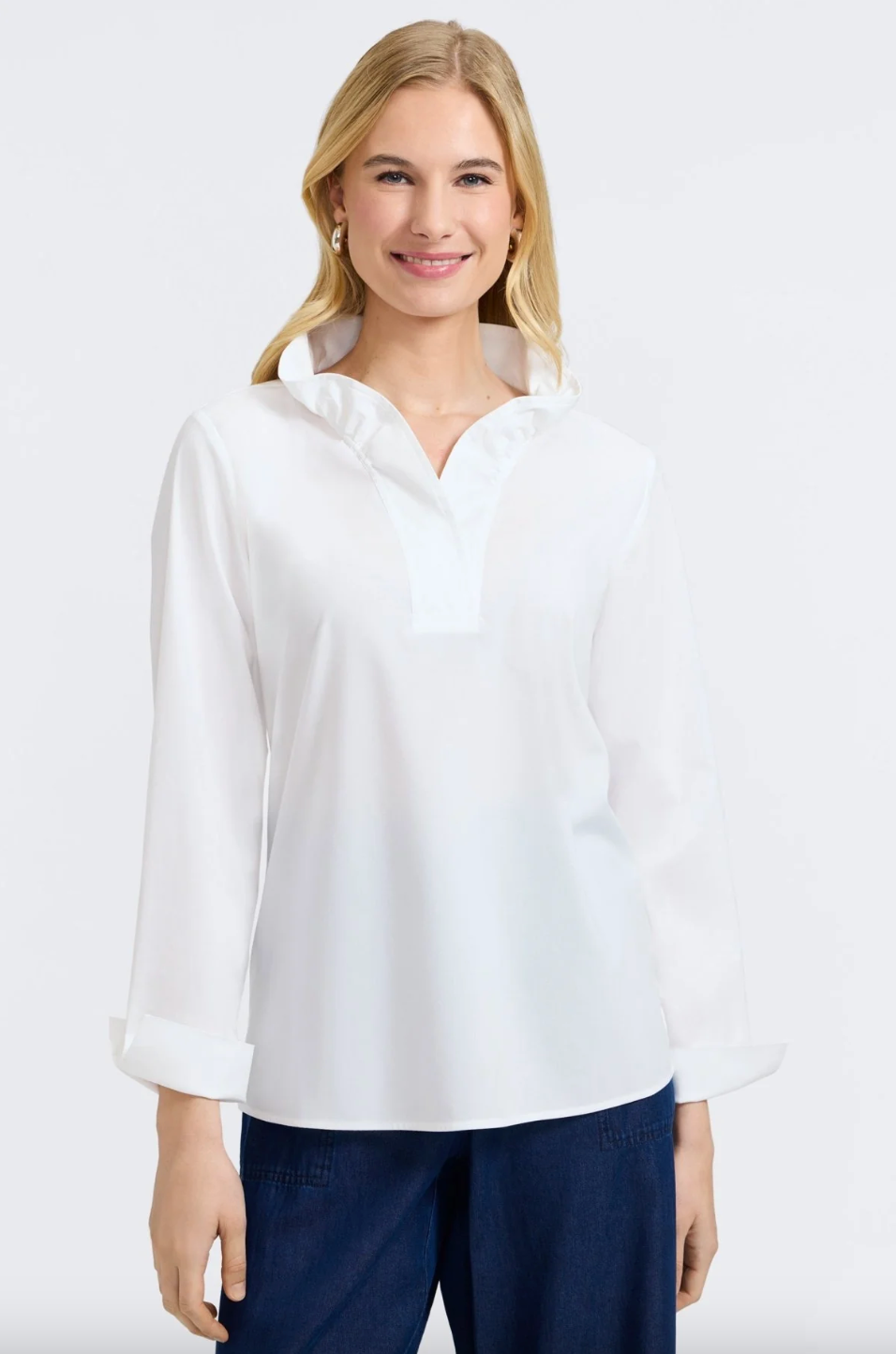 Foxcroft | Tammy Long Sleeve Pullover