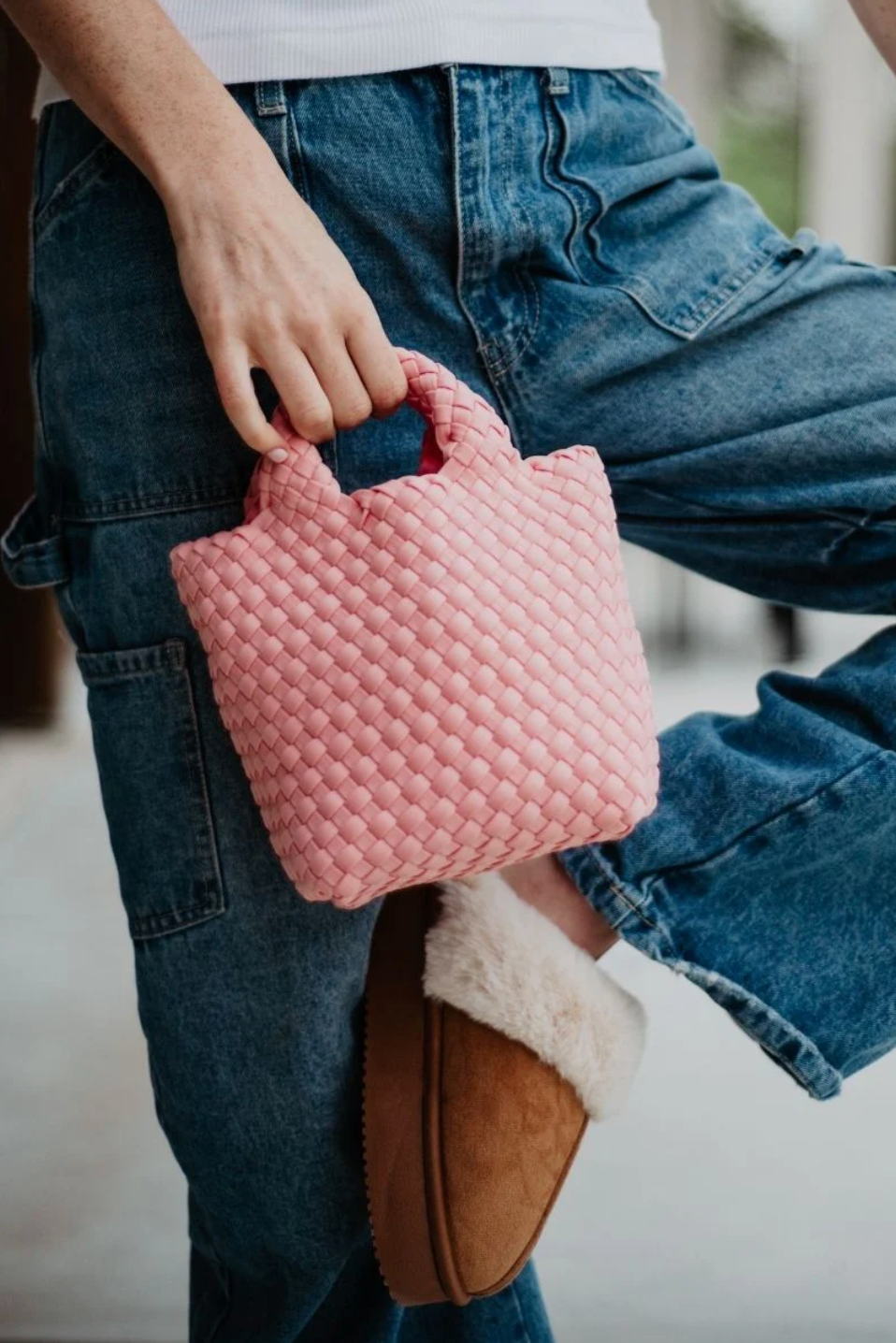 Neoprene Braided Clutch