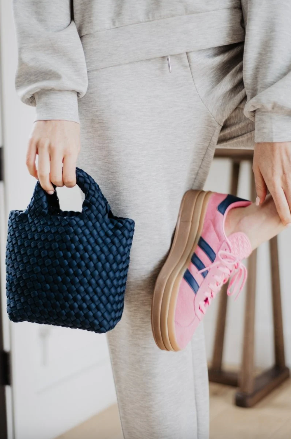Neoprene Braided Clutch
