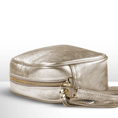 Takeasy | Metallic Leather Crossbody