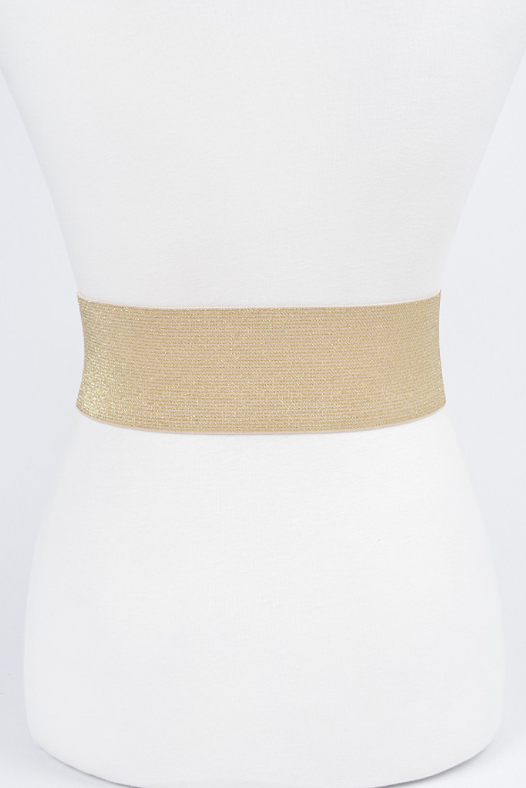 H &amp; D Accessori | Metallic Faux Leather Belt