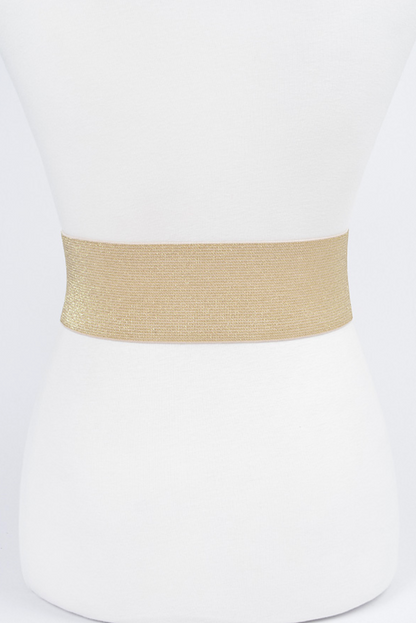 H &amp; D Accessori | Metallic Faux Leather Belt