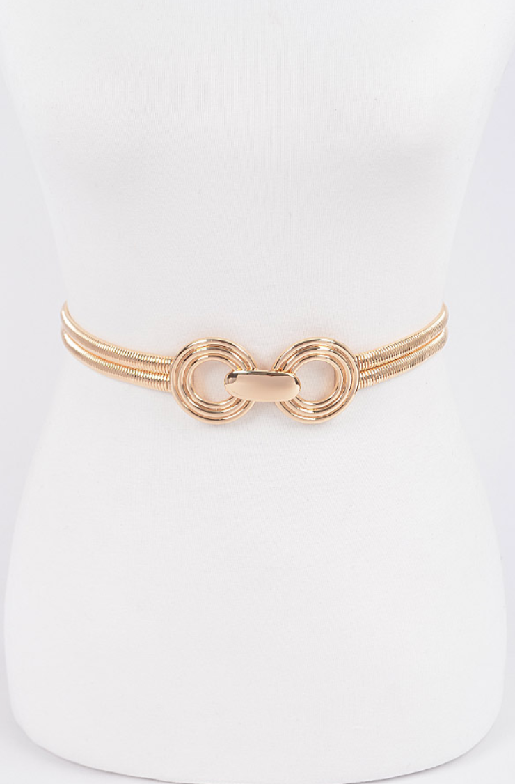 H &amp; D Accessori | Double Metal Stretch Belt
