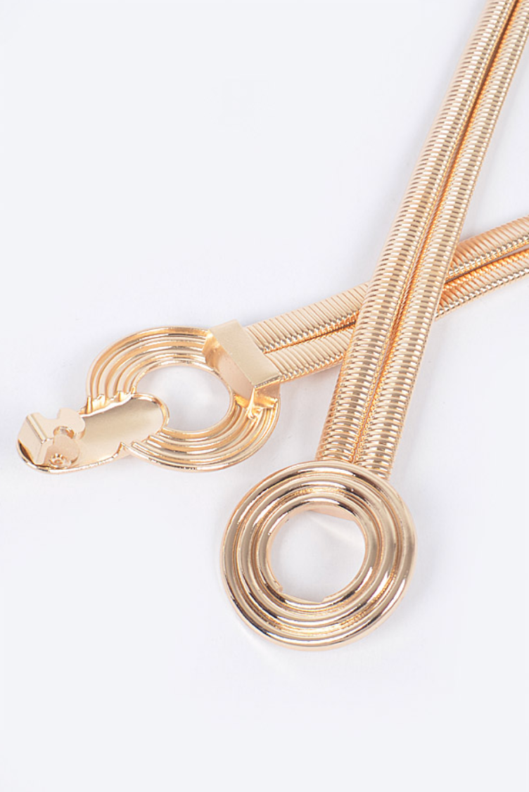 H &amp; D Accessori | Double Metal Stretch Belt