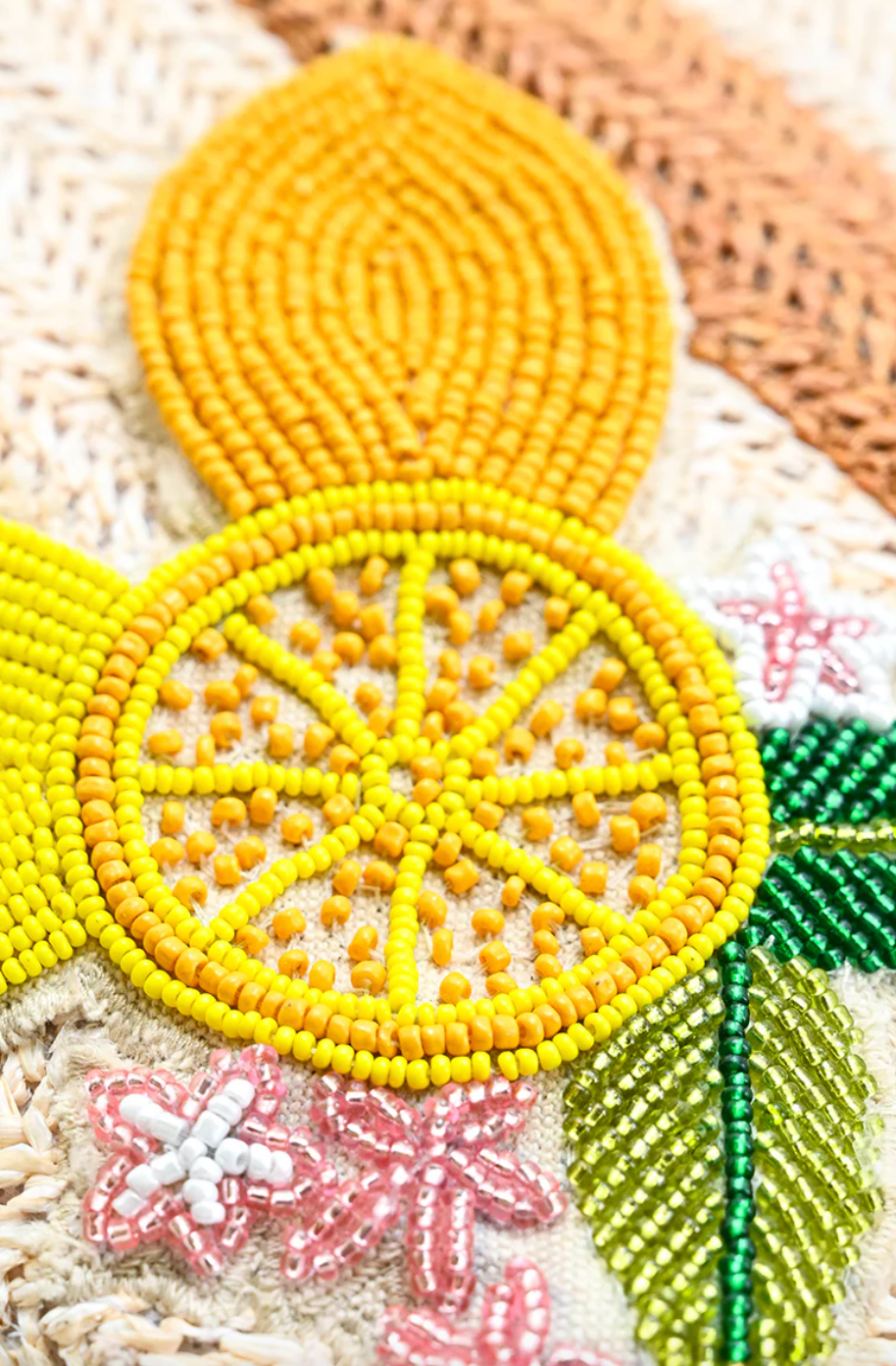 America&beyond | Make Lemonade Raffia Tote