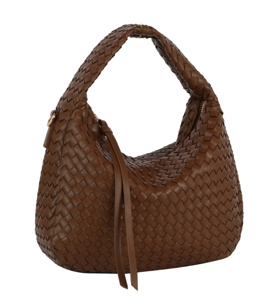 Mimi Wholesale | Alison Hobo Woven Bag