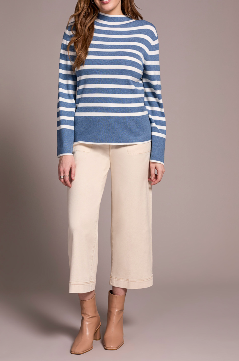 Tribal | Long Sleeve Funnel Neck Sweater