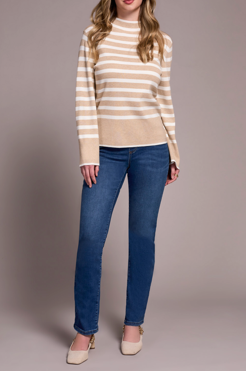 Tribal | Long Sleeve Funnel Neck Sweater
