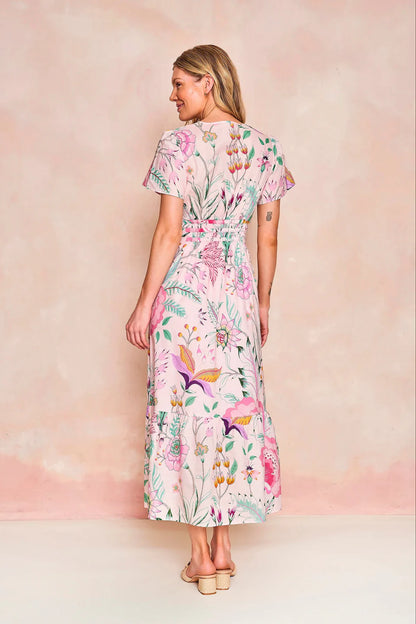 Sheridan French | Eloise Dress Blush Garden Bouquet