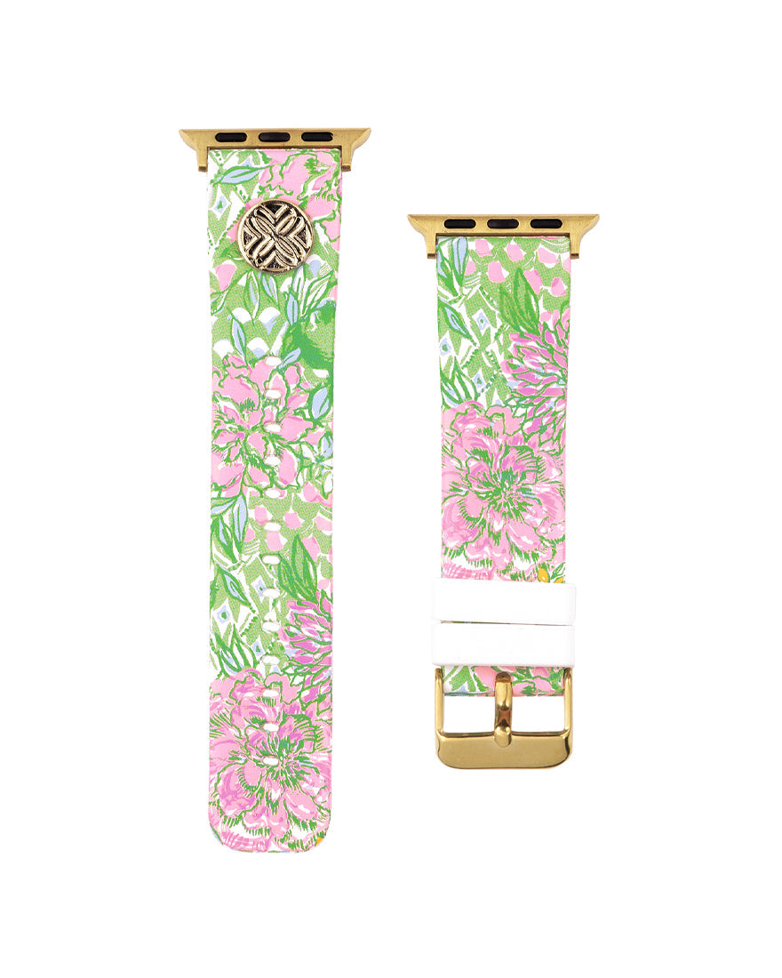 Lilly Pulitzer | Silicone Apple Watch Band - Lime Feeling Good