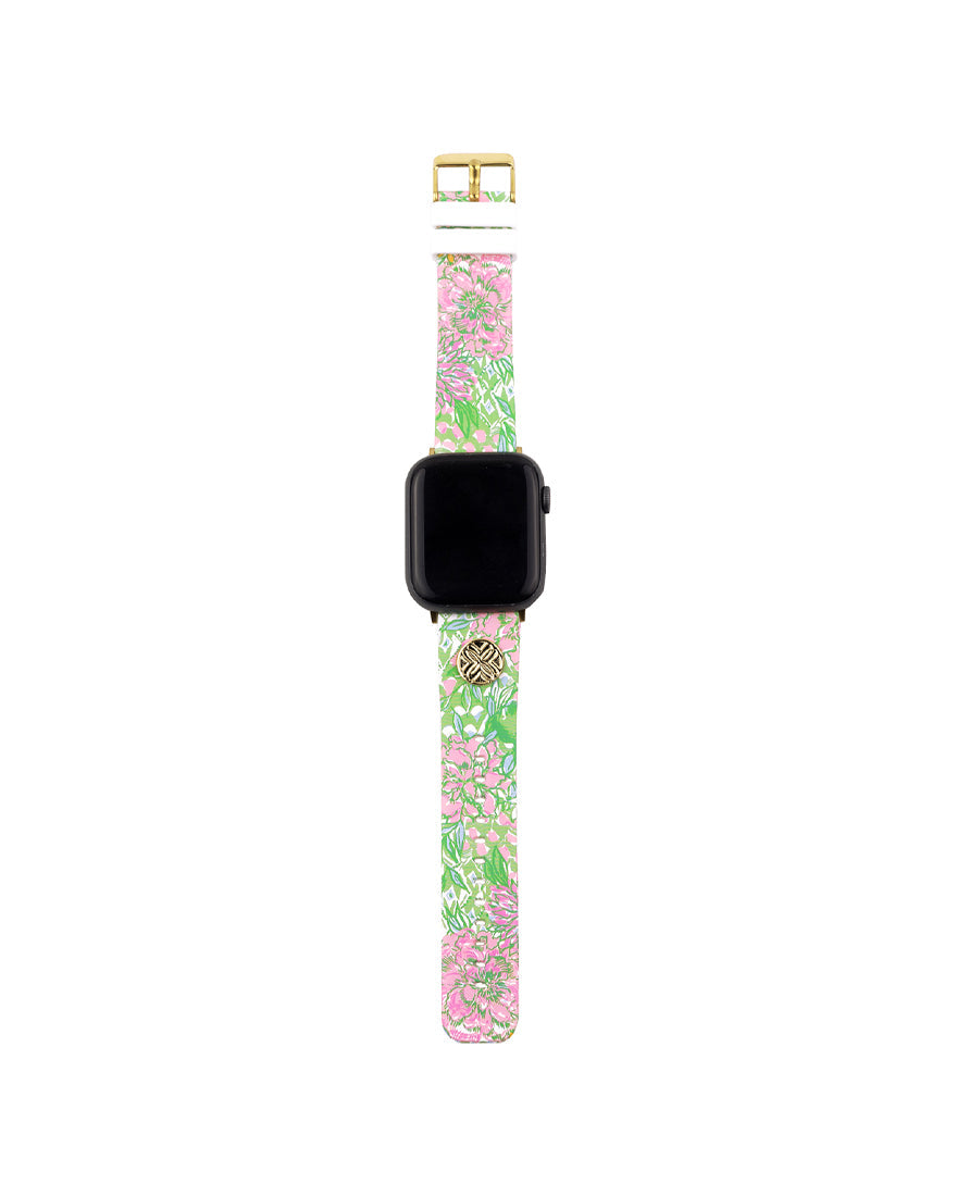 Lilly Pulitzer | Silicone Apple Watch Band - Lime Feeling Good