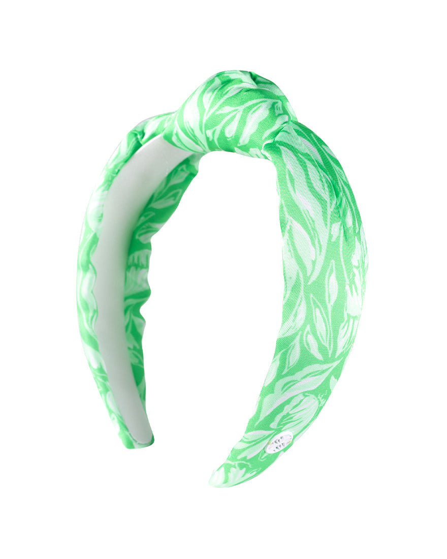 Lilly Pulitzer | Slim Knot Headband - Fauna Green Tulip to Tango