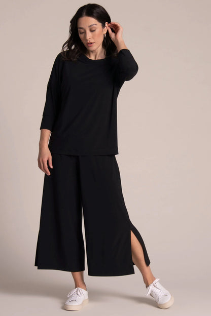 Sympli | Slouch Sweatshirt - Black