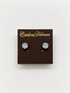 Solitaire Silver Clip-on Earring