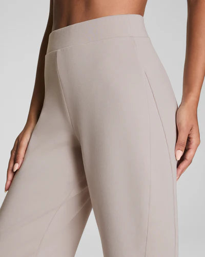 Women’s Spanx barrel pants in French grey with relaxed wide-leg fit