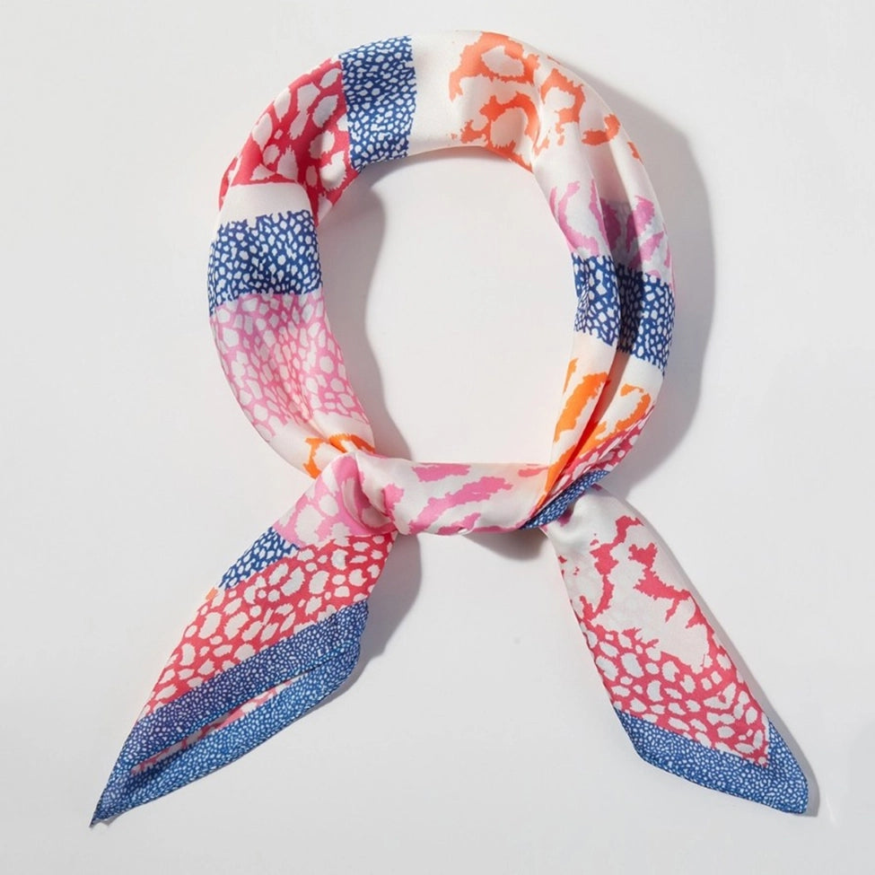 Colorful patterned scarf