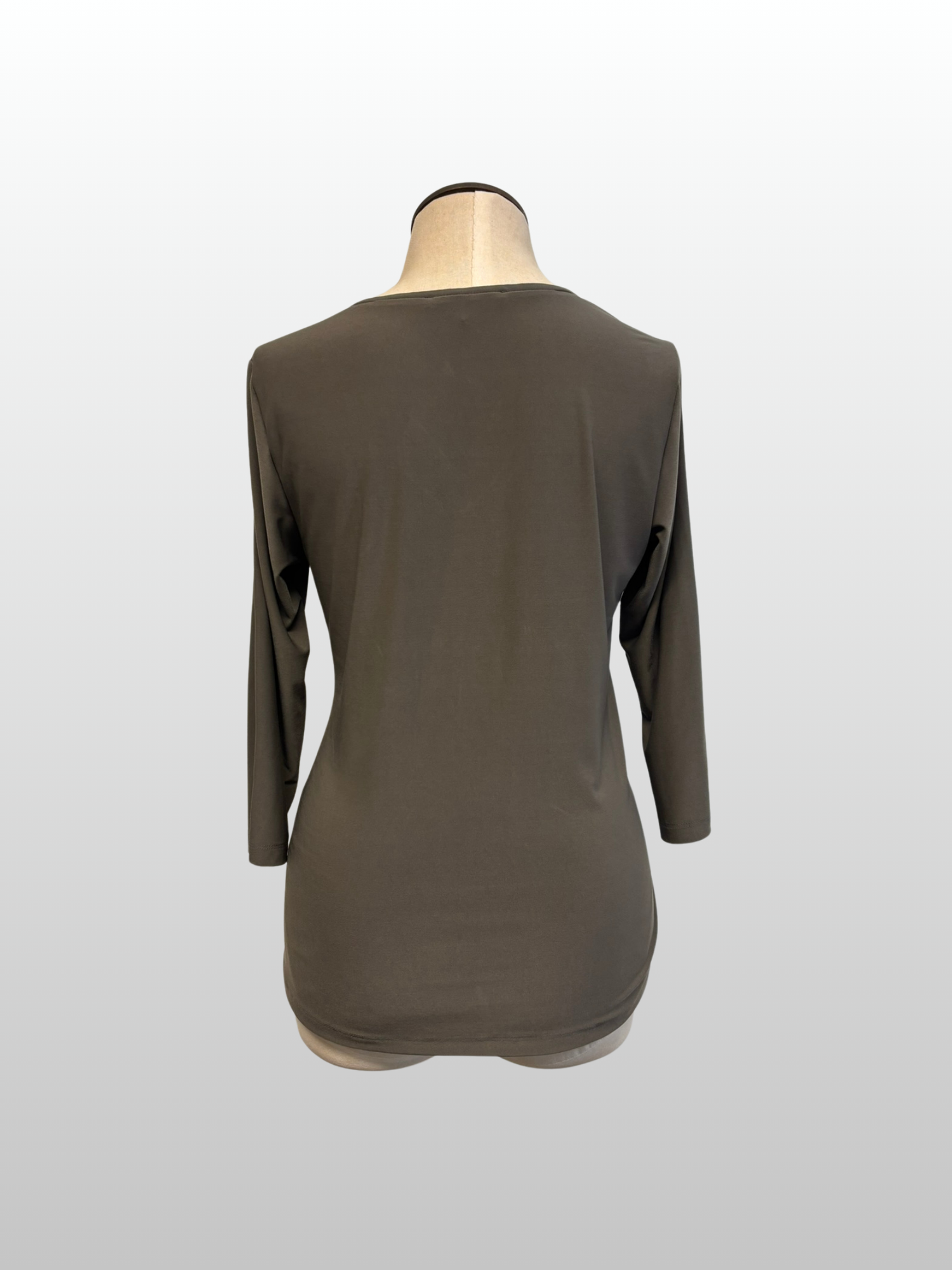 Sympli | Suitable Split Sleeve Top - Tapenade