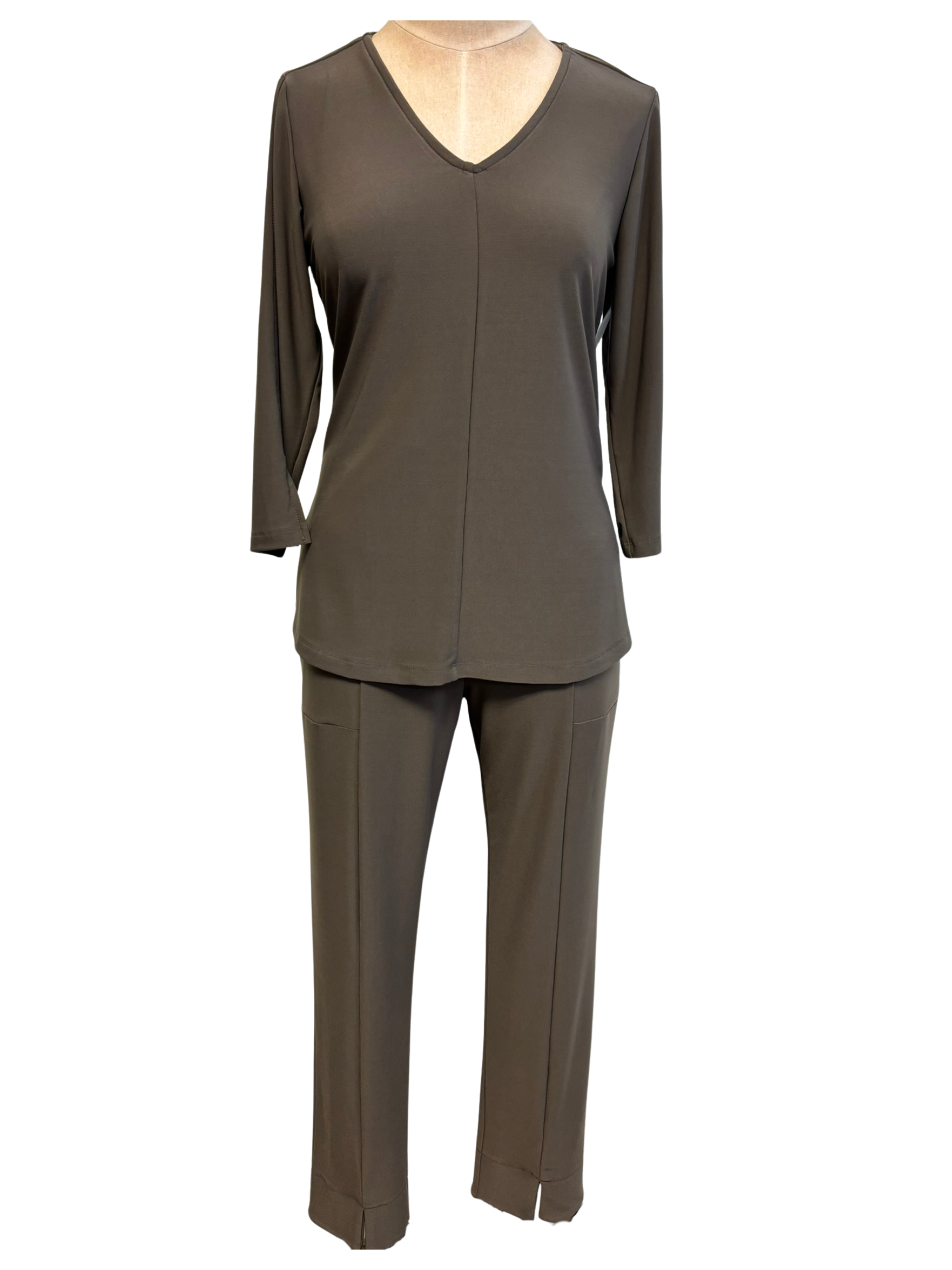 Sympli | Hepburn Ankle Pant - Tapenade