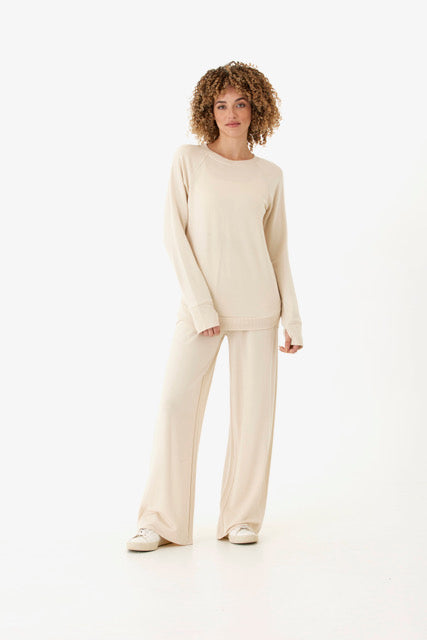 Cannon Feather Fleece Tulip Hem Tunic Sweatshirt