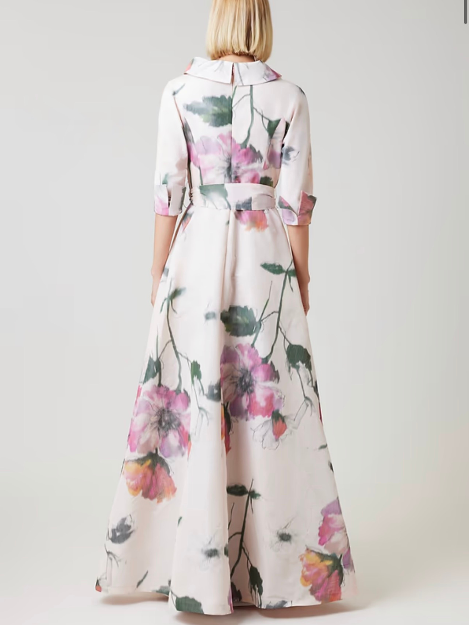 Teri Jon | Floral mother of the bride Gown 