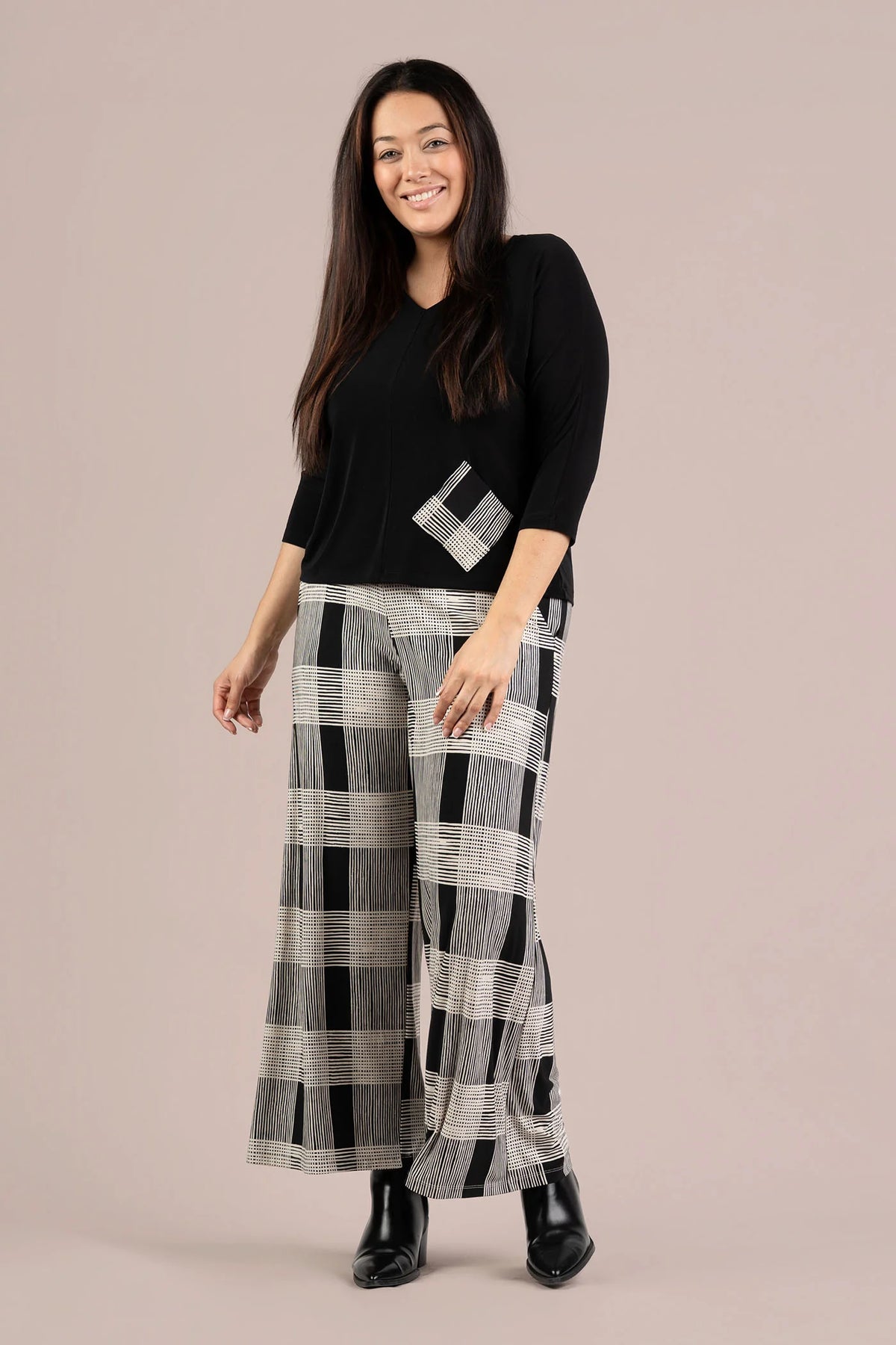 Revel Print Pocket Top