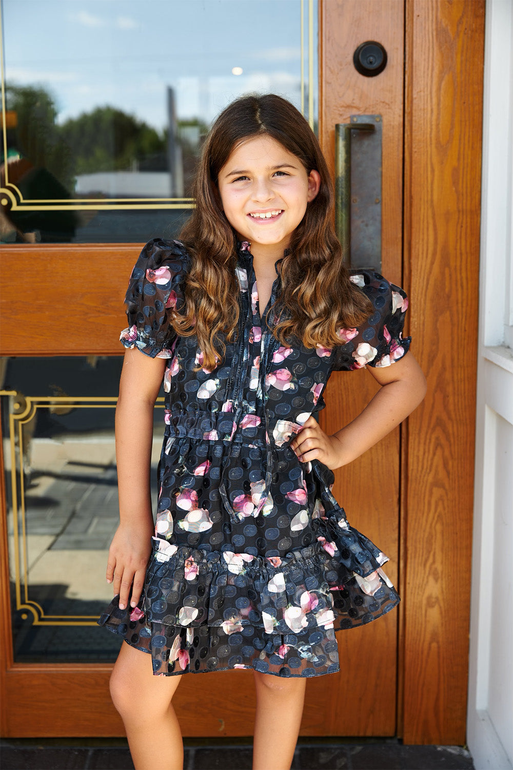 Mini Clementine Girls Dress - Twilight