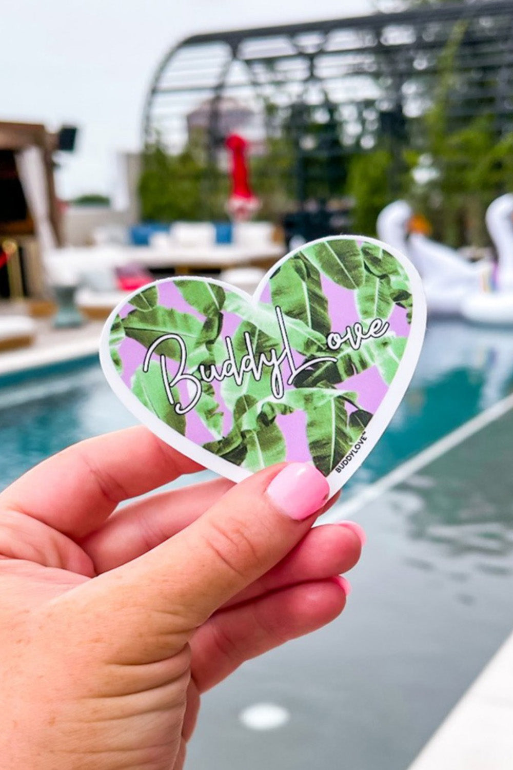 Hearts of Palm Sticker