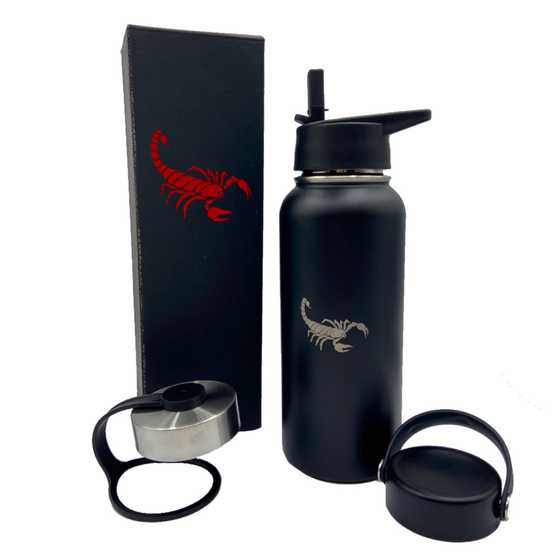 Scorpion Gear | Water Bottle 3 Lids
