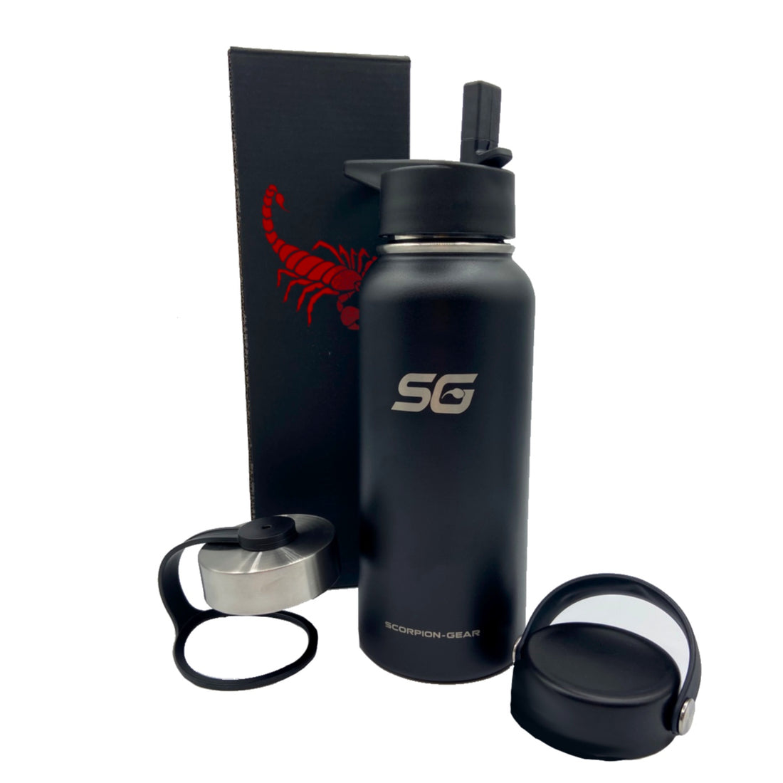 Scorpion Gear | Water Bottle 3 Lids