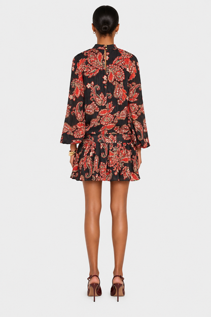 Long Sleeve Kiora Dress - Kiara Print
