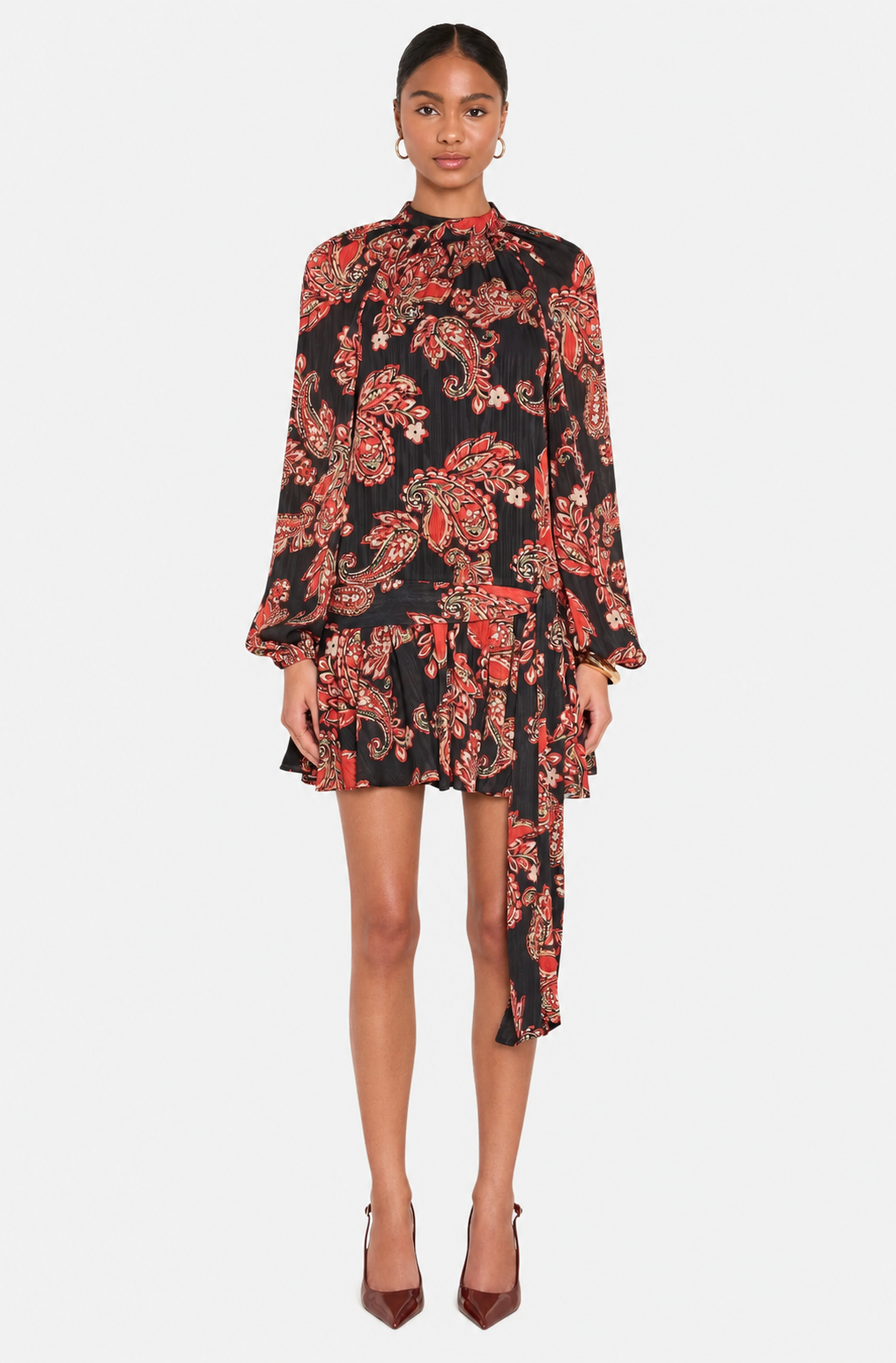 Long Sleeve Kiora Dress - Kiara Print