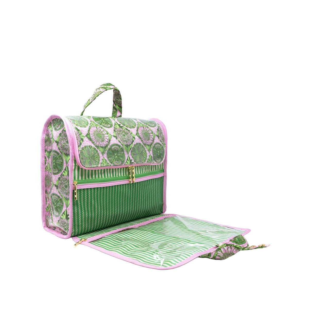 Hanging Toiletry Bag, Tropical Tiles