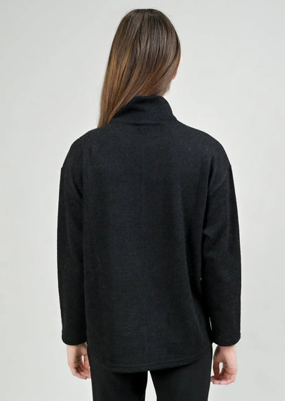 Trisha Tyler | Suede Top Color Block Sweater