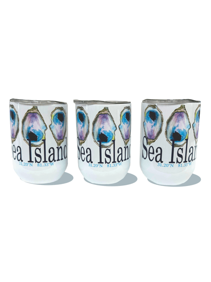 Blue Poppy | Blue Poppy | Wine Tumbler | Cloister Collection | GIFTS