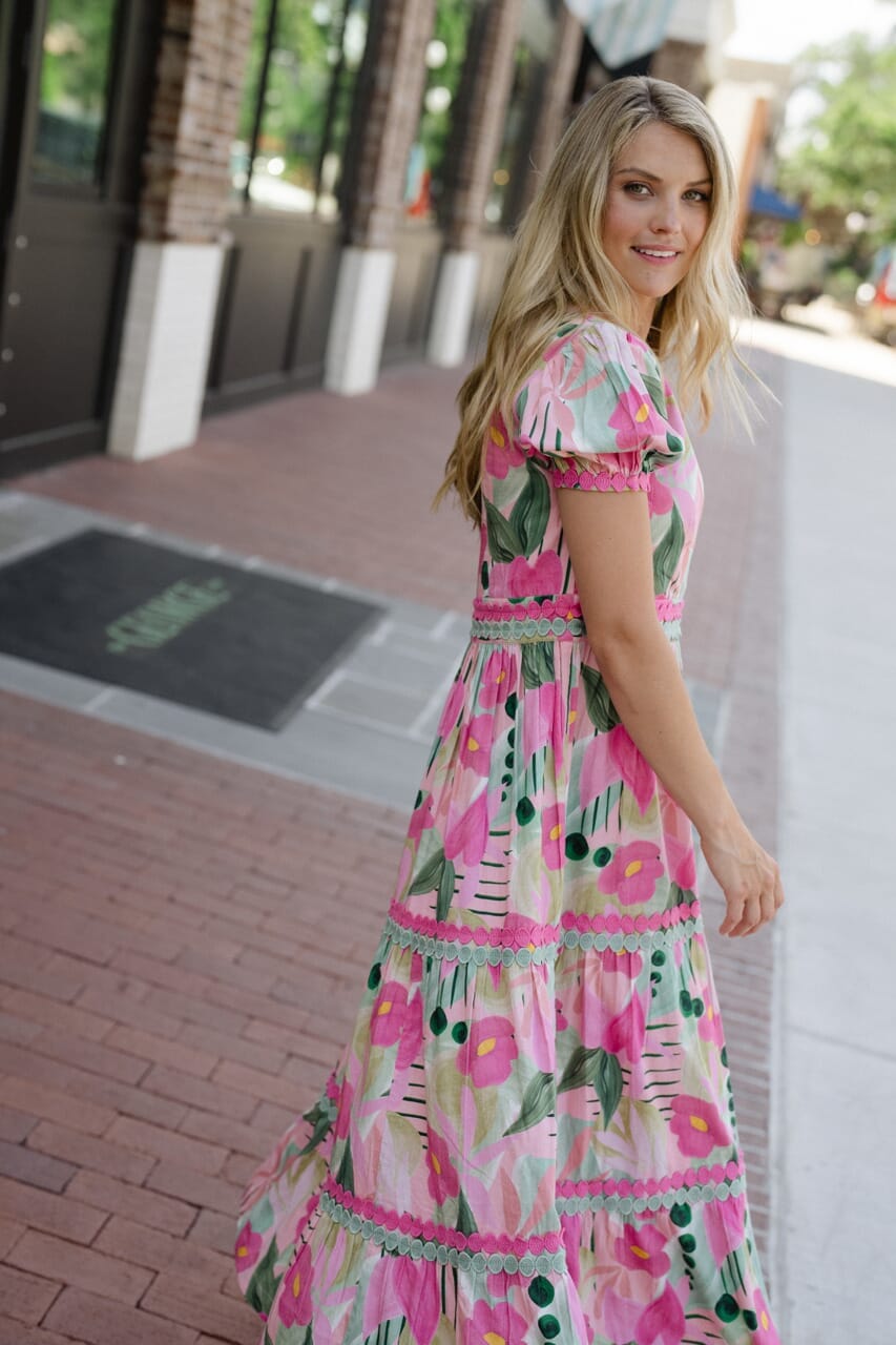Briton Court | Gigi Midi- Frosted Pink