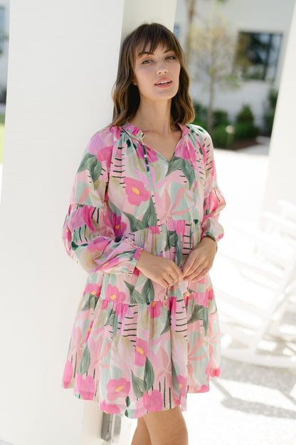 Briton Court | Eliza Dress -Frosted Blush