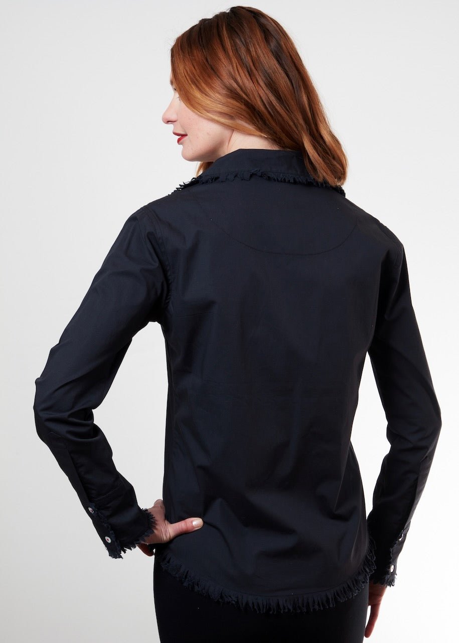 Dizzy Lizzie | Cape Cod Shirt Black | Cloister Collection | SHIRT