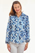 Dizzy Lizzie | Cape Cod Tunic Blues Watercolor Print | Cloister Collection | TUNIC