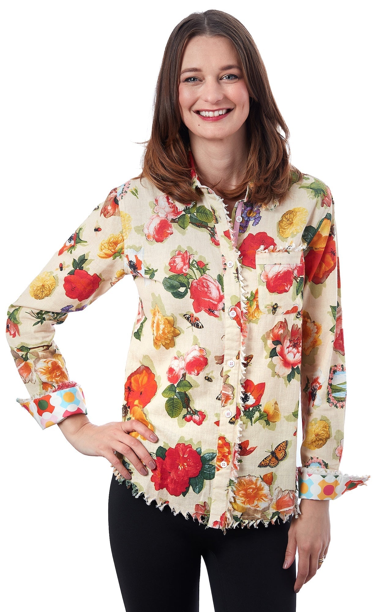 Dizzy - Lizzie | Cape Cod Tunic Botanical Print | Cloister Collection | TUNIC