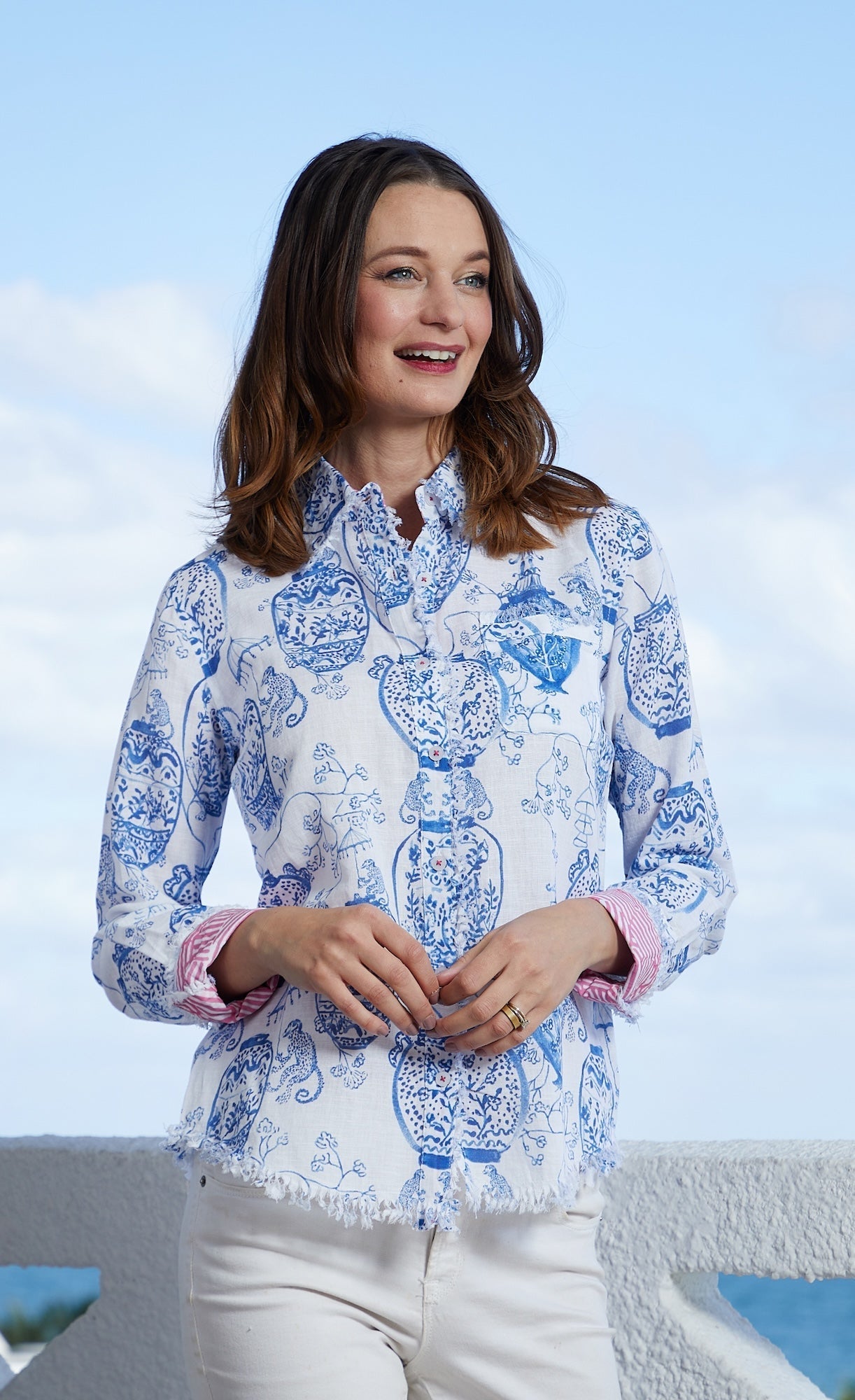 Dizzy - Lizzie | Cape Cod Tunic Choinserie Print | Cloister Collection | Tunic