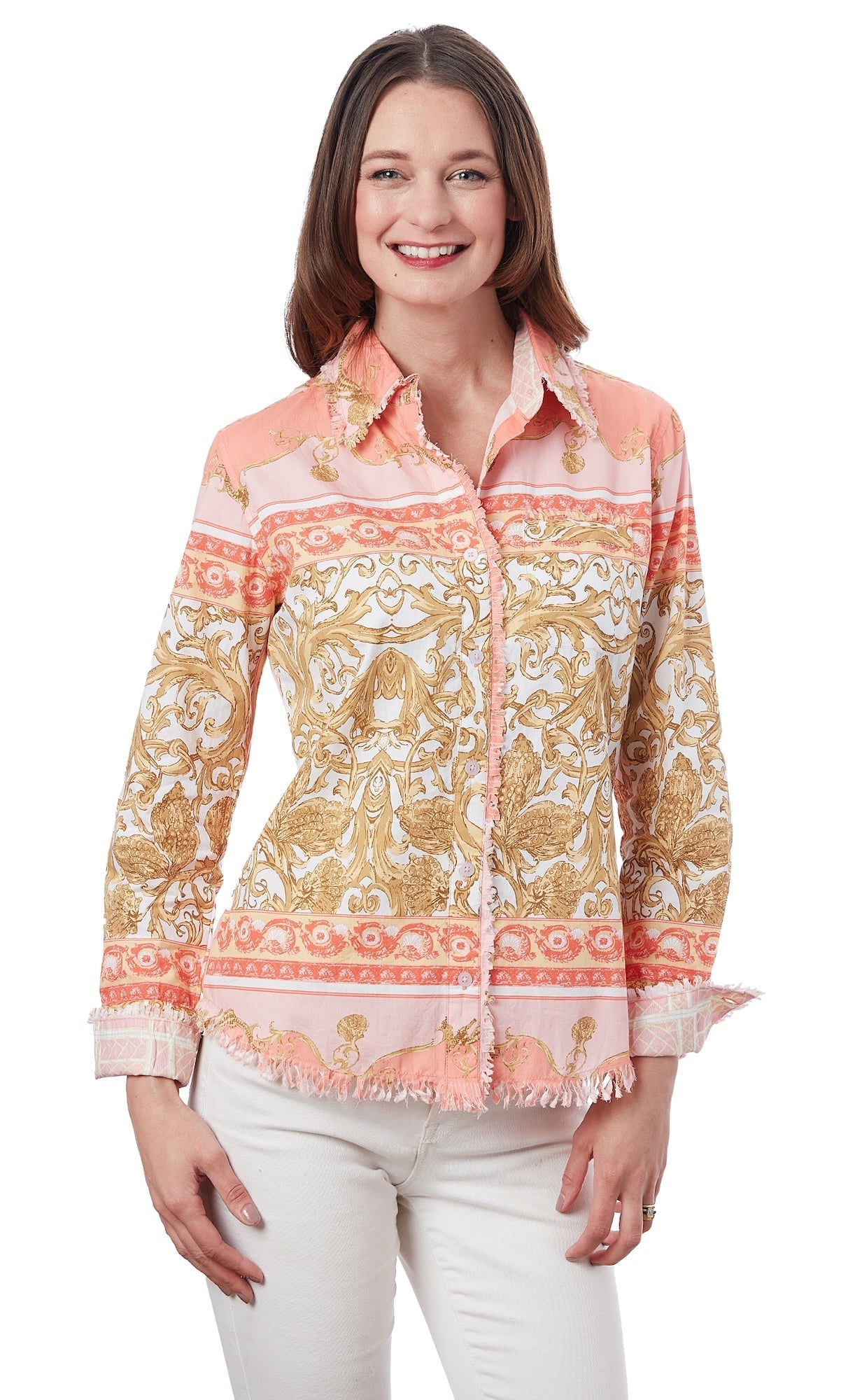 Dizzy - Lizzie | Cape Cod Tunic Scroll Print | Cloister Collection | Tunic