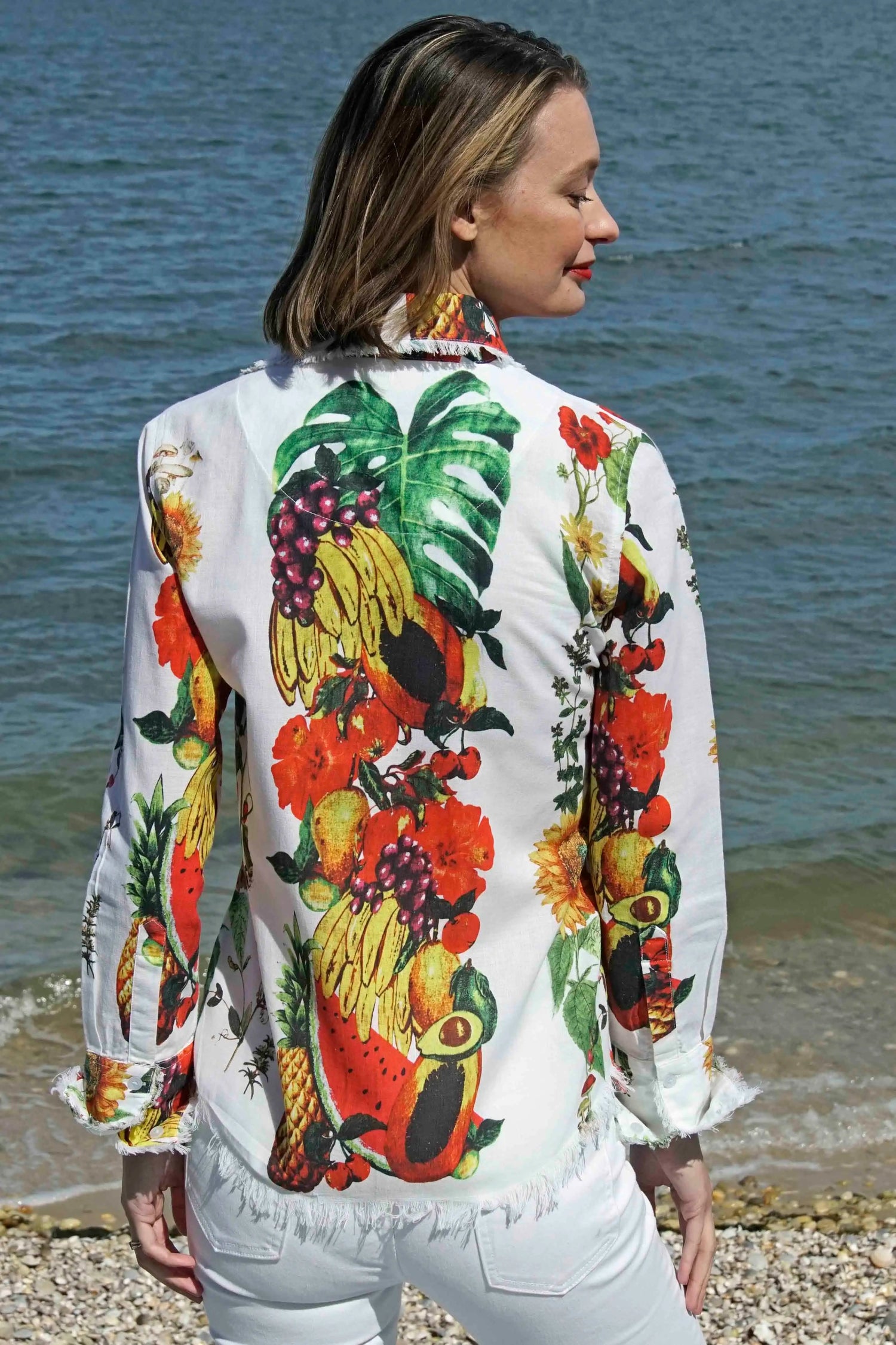 Dizzy Lizzie | Cape Cod Tunic Sunflower Print | Cloister Collection | TUNIC