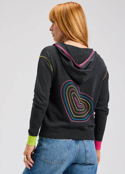 Zaket &amp; Plover | Embroidery Heart Hoodie