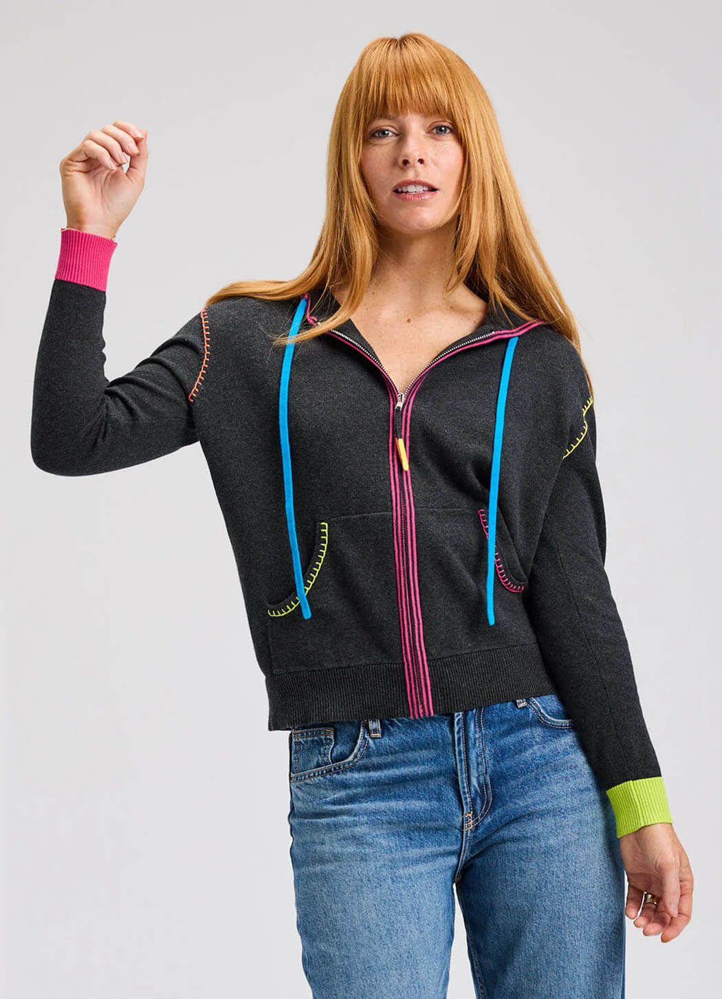 Zaket &amp; Plover | Embroidery Heart Hoodie