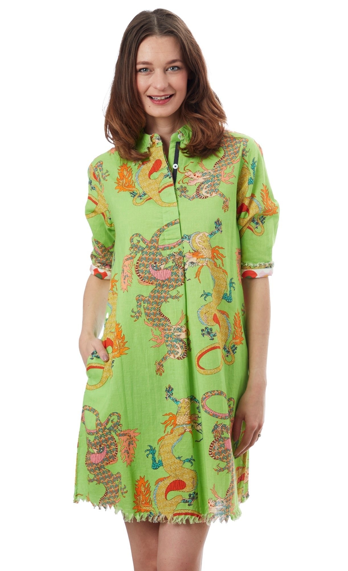 Dizzy - Lizzie | Chatham Dress Green Dragon | Cloister Collection | DRESSES