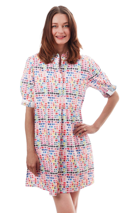 Dizzy - Lizzie | Chatham Dress Pink Confetti Print | Cloister Collection | Dress