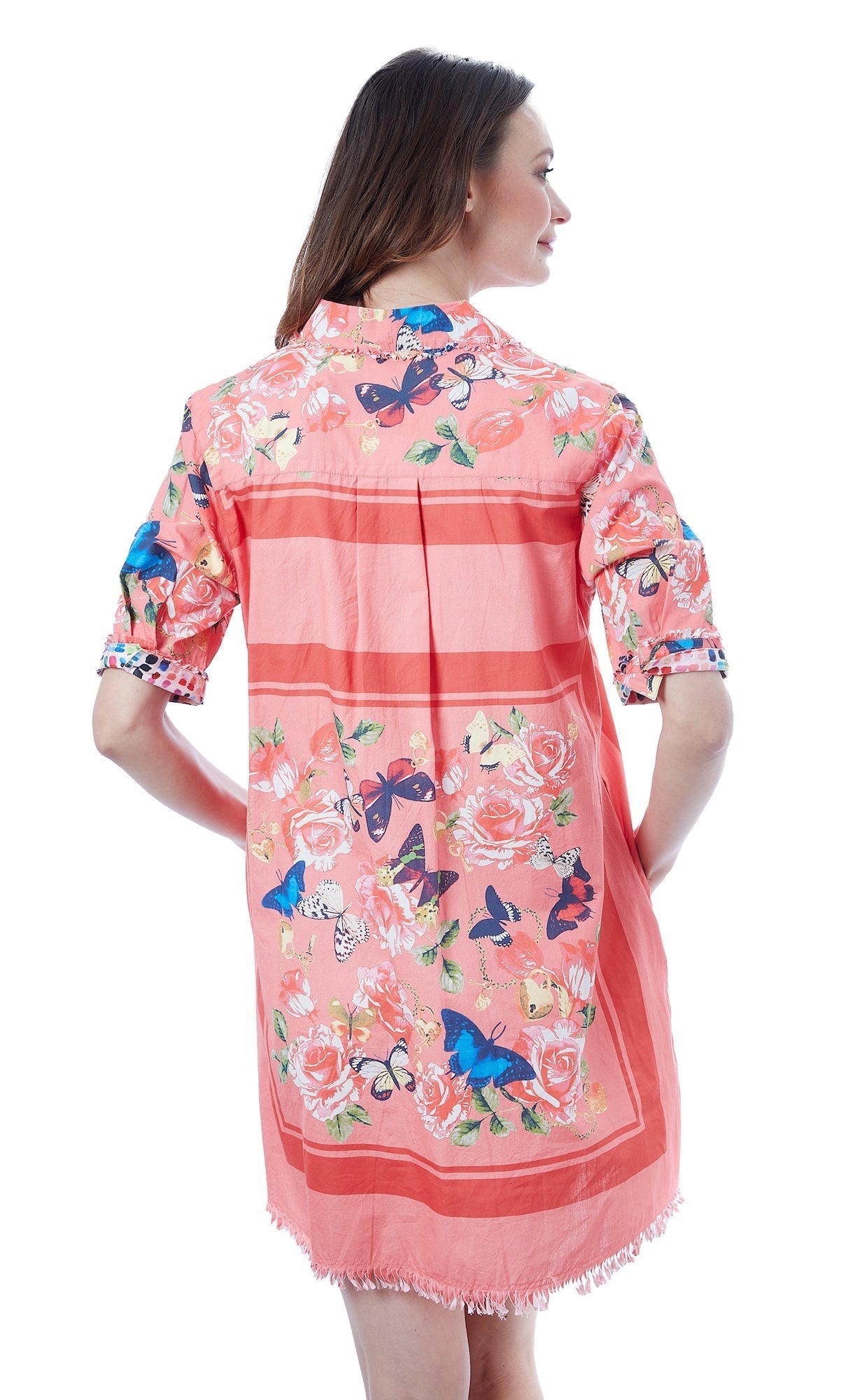 Dizzy - Lizzie | Chatham Dress Pink W Butterfiles | Cloister Collection | Dress