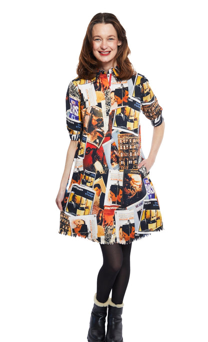 Dizzy Lizzie | Chatham Dress Rock And Roll Print | Cloister Collection | DRESSES