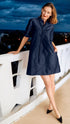 Dizzy - Lizzie | Chatham Navy Silk | Cloister Collection | DRESSES