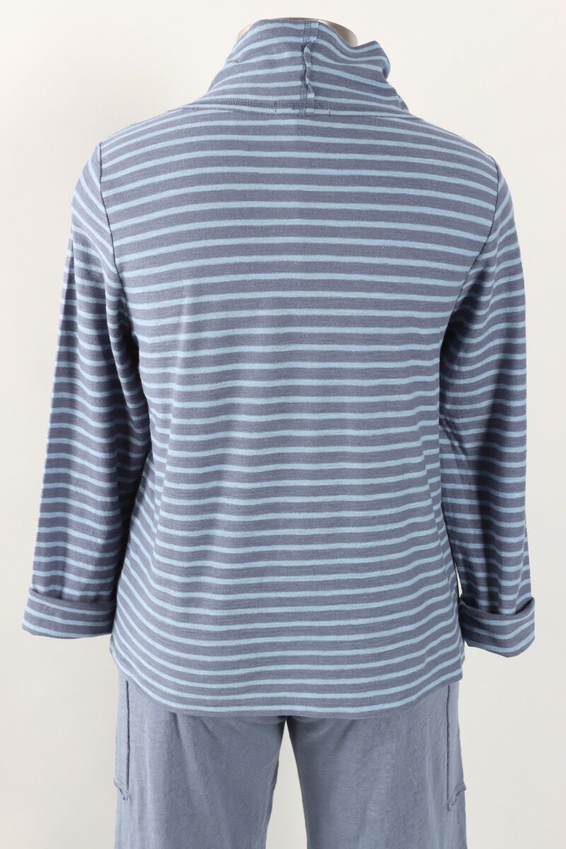 Escape By Habitat | Santa Barbara Stripe Chill Funnel Neck